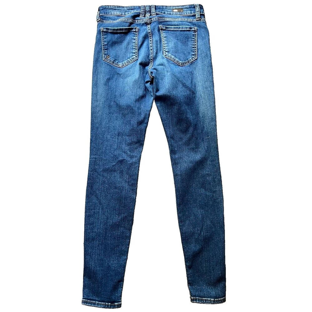 Kut From The Kloth Mia Toothpick Skinny Denim Blue Jeans Stretch Women's Size 6 - Picture 5 of 12